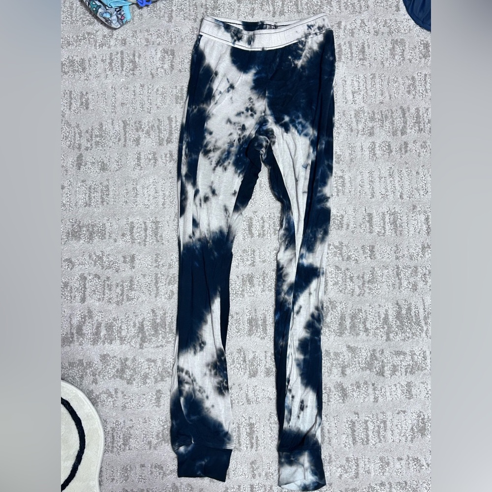 Kids black and white pants